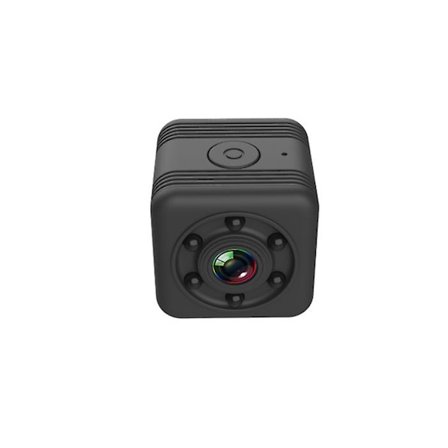 Mini Wi-Fi Kamera HD Smart Trådlös Mörkerseende Rörelsedetektering Svart YEMAESRE