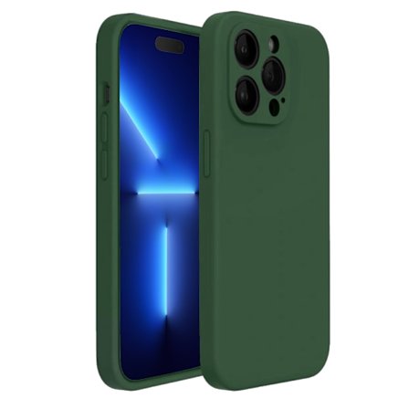 iPhone 13 Pro Matt Grönt Skal - Med Kameraskydd