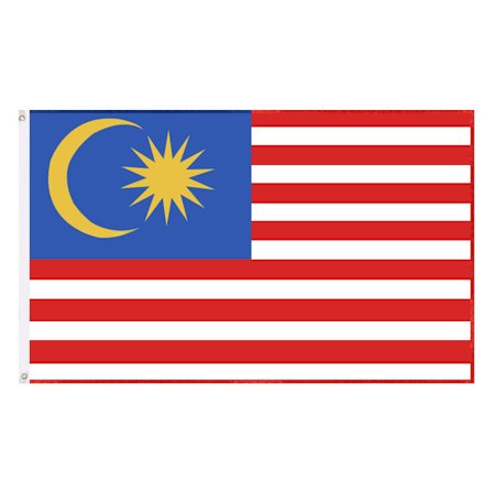 90*150cm Malesian lippu 3*5ft polyester lippu