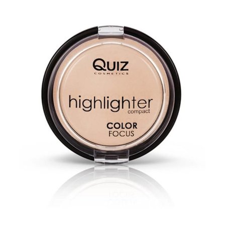 Highlighter kompakt - 4 farver - Quiz Cosmetics