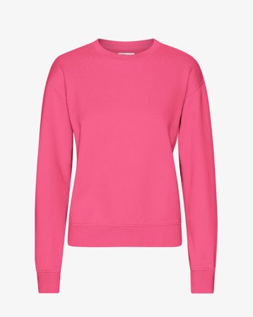 Women Classic Organic Crew - Bubblegum Pink XL