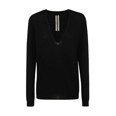 Rick Owens, Sweater Zwart, Dames, Maat:L