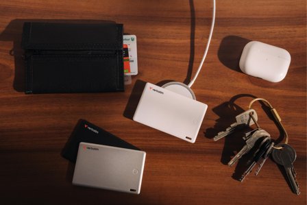 Verbatim MYFCR-03BSW My Finder Card Bluetooth Item Finder 3x BL/SI/WH