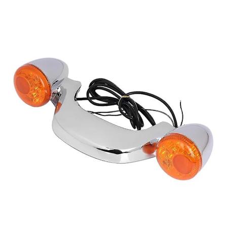 Motorsykkel Krom Bakre Blinklys Brems Lys Bar Lampe For Harley Touring Road Street Glide Road King Special Flhx Fltrxs 10-21 A