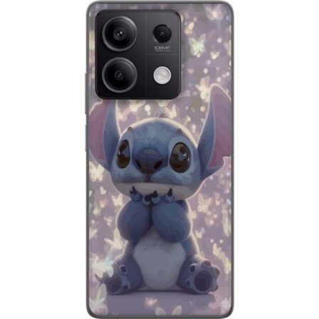Kompatibelt Mobilskal till Xiaomi Xiaomi Redmi Note 13 Stitch söt kawaii fjärilar ljus magisk Disney