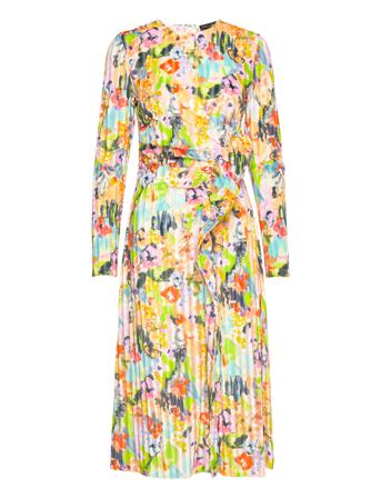 Gianni, 1551 Velvet Stripe Devoré Dresses Cocktail Dresses Multi/mønstret STINE GOYA