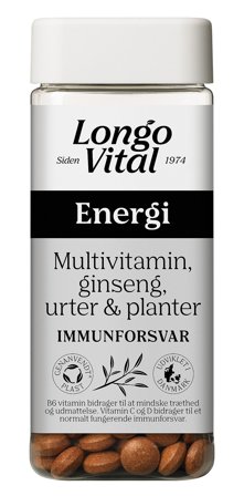 Longo Vital Multivitamin Energi 180 stk, Helse & Madvarer, Vitaminer, Multivitaminer