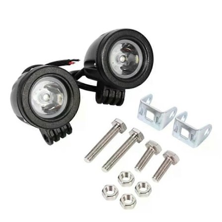 2 stk. 10W LED Arbejdslys til Offroad Motorcykel 4x4 ATV Motor Spot Beam Lys 6500K Arbejds Køre Tågelygte