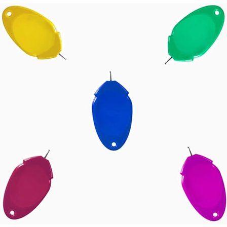 5 stk nåletreder, plast DIY nåletreder, plast nåletreder for sying, korssting nåletreder, tråd sy nåletreder, for håndsøm og quilting håndverk