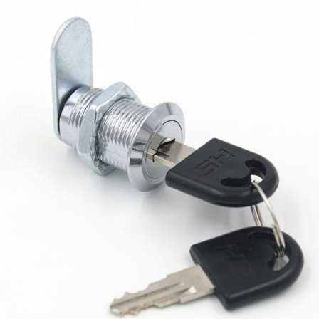 Standard brevlåslås 25MM, skåpsdörrlås 2 nycklar