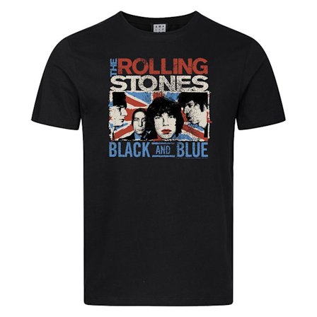 Amplified Unisex Vuxen Union Jack The Rolling Stones T-Shirt S