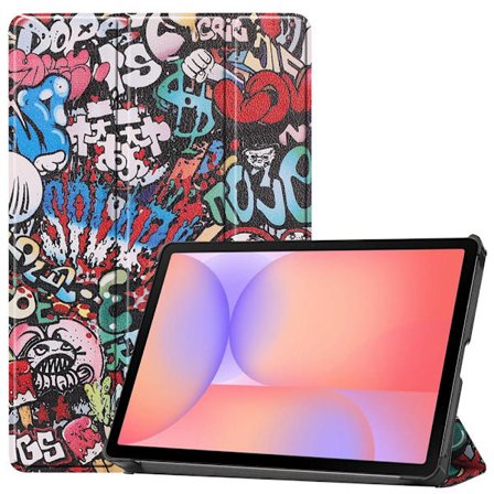 Samsung Galaxy Tab S10 Lite Fodral Tri-fold Graffiti