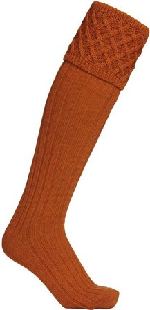 Laksen Windsor Shooting Socks Mandarin