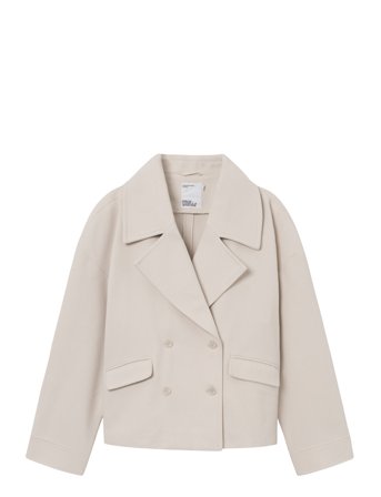 Camille Short Coat Cream Once Untold