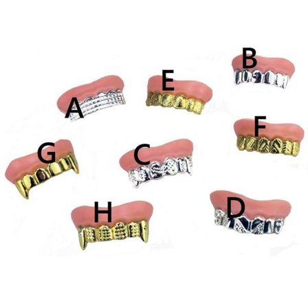 Guld och Silvertänder Barn Maskerad flera olika modeller