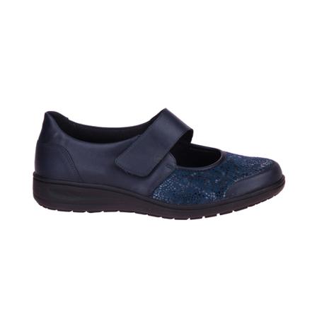 Solidus, Kate Ballerina K-leest Blauw, Dames, Maat:40 EU