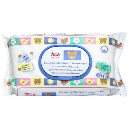 Trudi Baby Care Salviette Detergenti Nettare Fiori 72 Pezzi