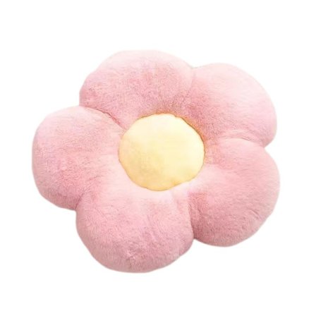 Liten Daisy Blomma Kudde Ägg Blomma Plysch Kastkudde Kudde Sov Kudde Rygg Midja Kudde Födelsedagspresent (50cm)