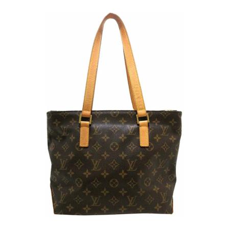 Louis Vuitton Vintage, Pre-owned Cabas Piano Monogram Tote Bag Bruin, Dames, Maat:ONE Size,Canvas