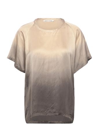Flow Top - Kis Designers T-shirts & Tops Short-sleeved Beige Rabens Sal R