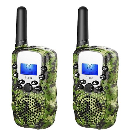 Walkie talkies för barn 3 km lång räckvidd för barn Walky talky handdator
