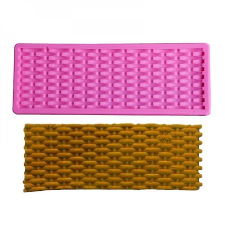 Flätad Twist Rep Surrounding Form Silikon Form