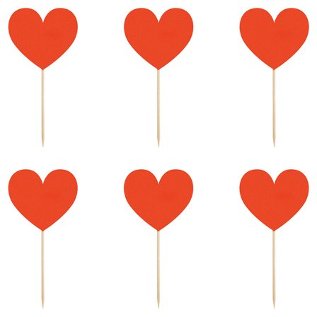 Røde Hjerter Party Picks