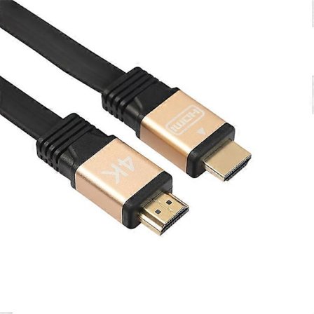 3m HDMI 2.0 4K 30AWG HD 3D 18 Gbps Ethernet Audio Return Platt HDMI-kabel - Guld Färg