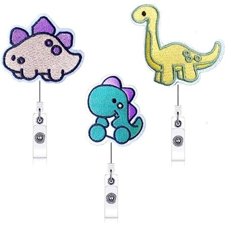 3 stk Filtsykepleiemerker med tilbaketrekningsfunksjon, søte merker med Ani