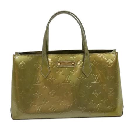 Louis Vuitton Vintage, Silver Leather Louis Vuitton Wilshire Grijs, Dames, Maat:ONE Size