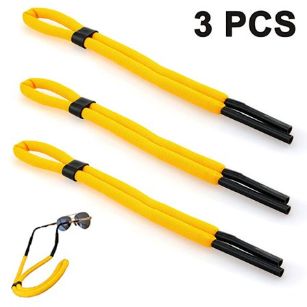 3-pack flytande glasögonband för surfning, segling och simning