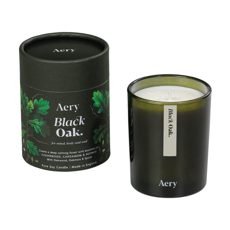 Aery Living Black Oak Candle, 200 g