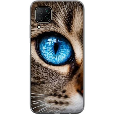 Kompatibelt Mobildeksel til Huawei P40 lite Fargesprakende spiralgalakse i rommet med stjerner, tåker og kosmisk lys