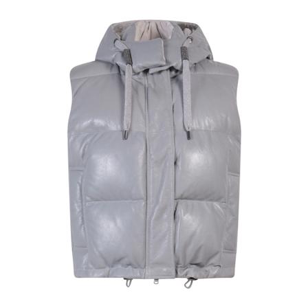 Brunello Cucinelli Vests Blå, Dame