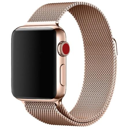 IC Milanese Loop Metall Armbånd Apple Watch 41/40/38 mm - Roségull