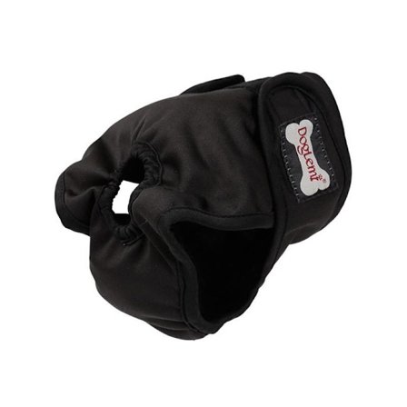 Valpblöjor för tik, sanitetsbyxor, underkläder XS-XL OZ Svart S