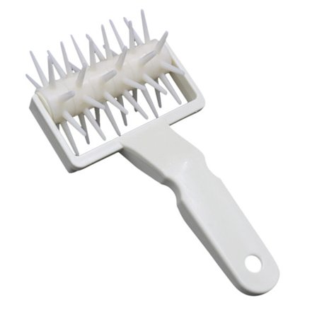 Kage Pizza Plastdej Nåle Hjul Rulle Brød Hul Stanser DIY Bageværktøj