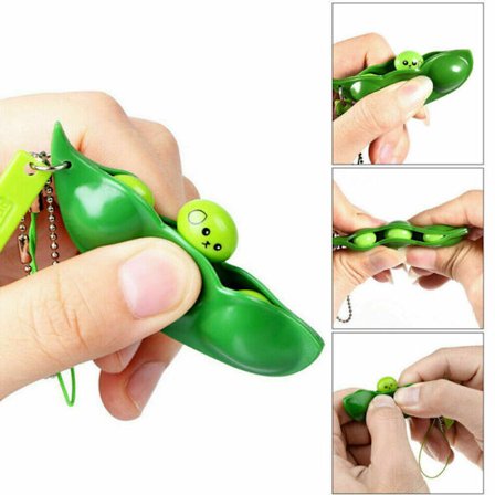 1st Pop It Fidget Toy Herne Bean Stressipallo / Sensory Toy Kid Gift - varastossa