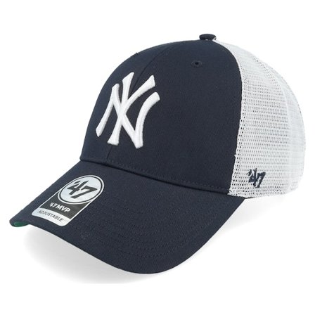 47 Brand - Azul trucker Gorra - New York Yankees Branson `47 Mvp Navy Trucker @ Hatstore