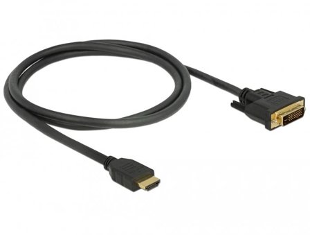 Delock adapterkabel - HDMI / DVI - 1 m