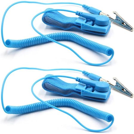 Antistatisk handledsrem, 2 stycken 180 cm ESD jordad justerbar handledsrem