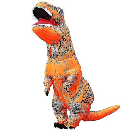 Børne Dinosaur Oppustelig Rolleleg Kostume Tyrannosaurus Rex Anime Tegneserie Party Kjole Kostume Halloween Kostume 120-145cm