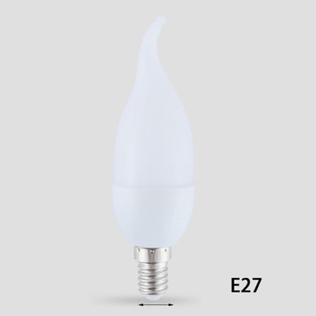 LED flamme lyspærer Candle Fire lyspære E27B B