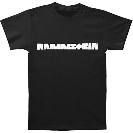 Rammstein Klassisk Logotyp T-shirt för män Xx-stor Svart S