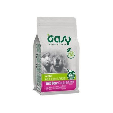 Oasy One Animal Protein Adult Medium & Large Con Cinghiale Per