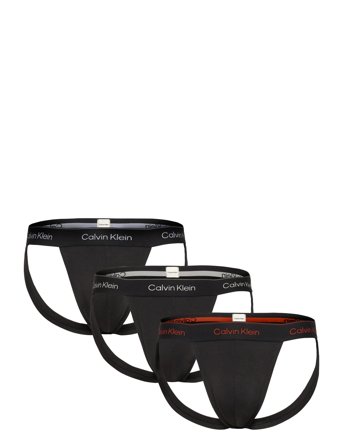Calvin Klein Jock Strap 3Pk - Black - L