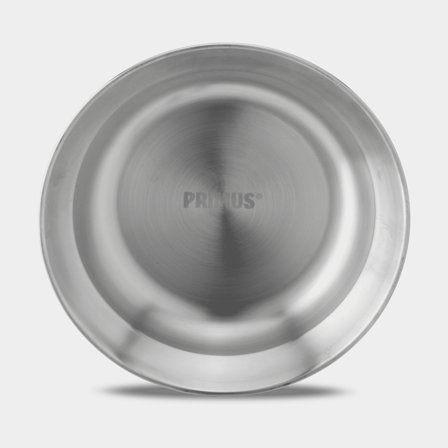 Deep stainless steel plate Primus CampFire Plate Stainless Steel, silver, Ø21.5 cm