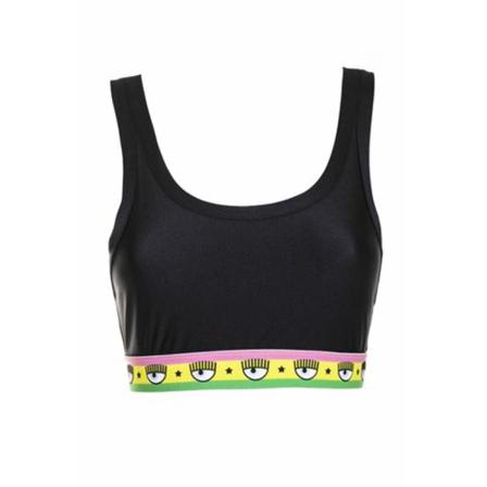Chiara Ferragni Collection Top in Lycra Sort, Dame