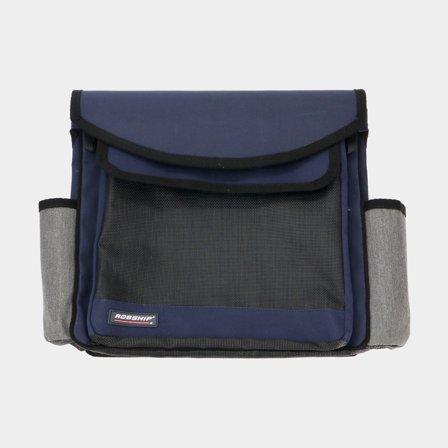 Relingstasche / Falltasche Robship Rope Bag Mesh Pocket Navyline Medium, UV-geschütztes Acryl, 36 x 32 x 10 cm, marineblau + Befestigungsstopfen - 