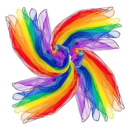 24 kpl Jonglöörishuiveja Lapsille Tanssimusiikki Huivi Värikkäät Huivit Liikehuivi Rytmihuivi Lasten Liikkeisiin